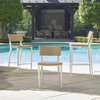 Calbas White Outdoor Dining Chair, Outdoor Chair by Uttermost, 1'7.75" width x 2'6.75" height x 1'10.6" depth thumbnail 4