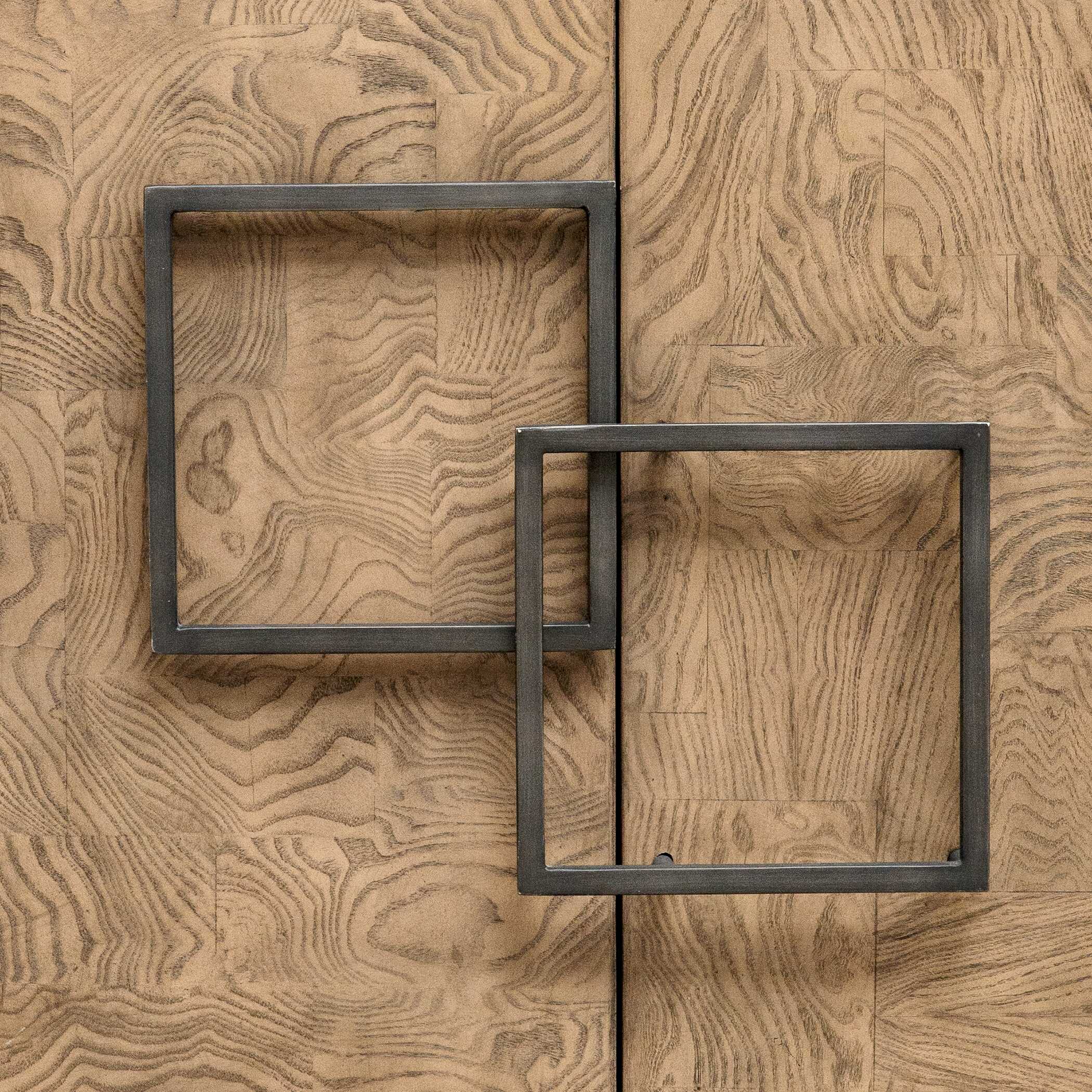 Paltrow Burl 2 Door Cabinet large image 