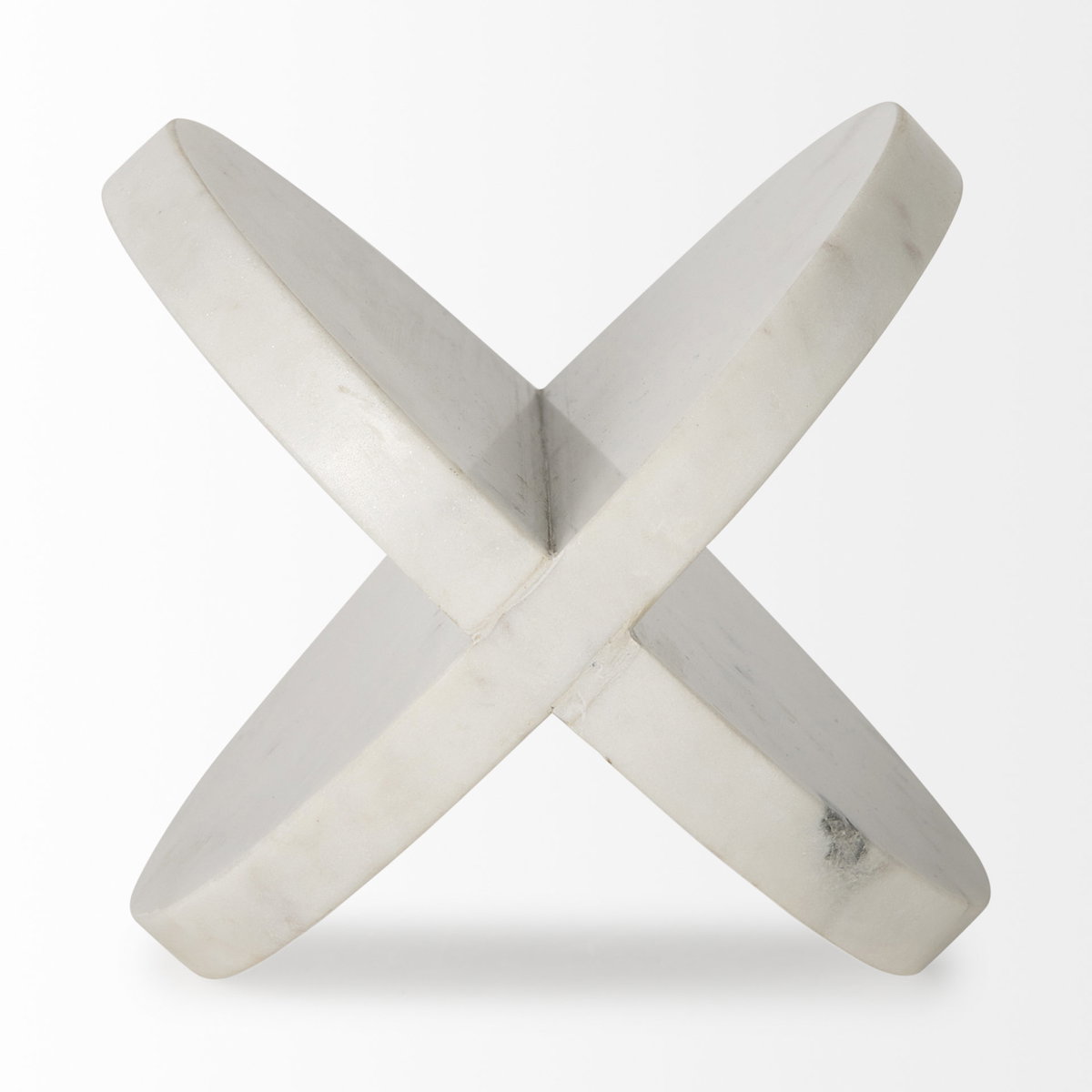 Sophia  Large Marble Ornament, Decorative Object by Mercana, 9" length x 9" width x 9" height View 4