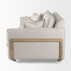 Roy I 84' Beige Upholstered Three Seater Sofa thumbnail 4