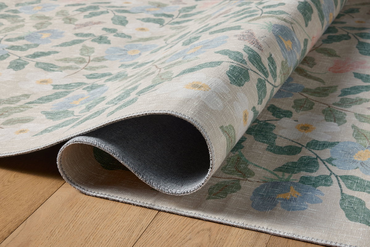 Rifle Paper Co. x Loloi Cotswolds Rug, 3'6" length x 5'6" width View 3