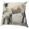 Clover 18x18 Gray Watercolor Lambs Decorative Pillow Cover, by Mercana, 18.11" length x 18.11" width x 0.25" height thumbnail 1