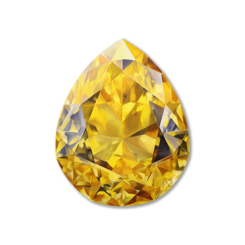 Citrine Pendeloque (No Embellishment)