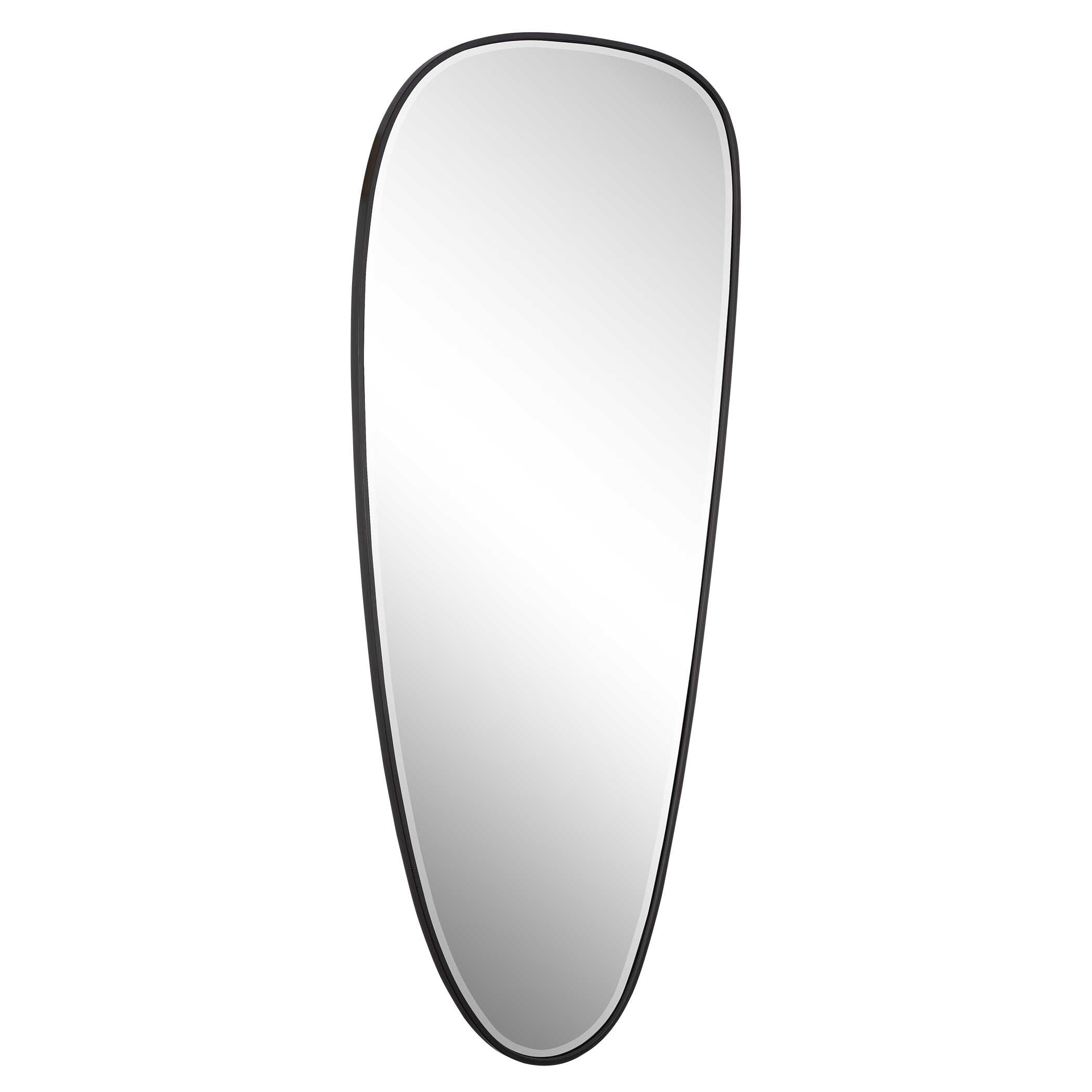 Olona Asymmetrical Modern Mirror, by Uttermost, 27" width x 60" height x 1" depth View 4