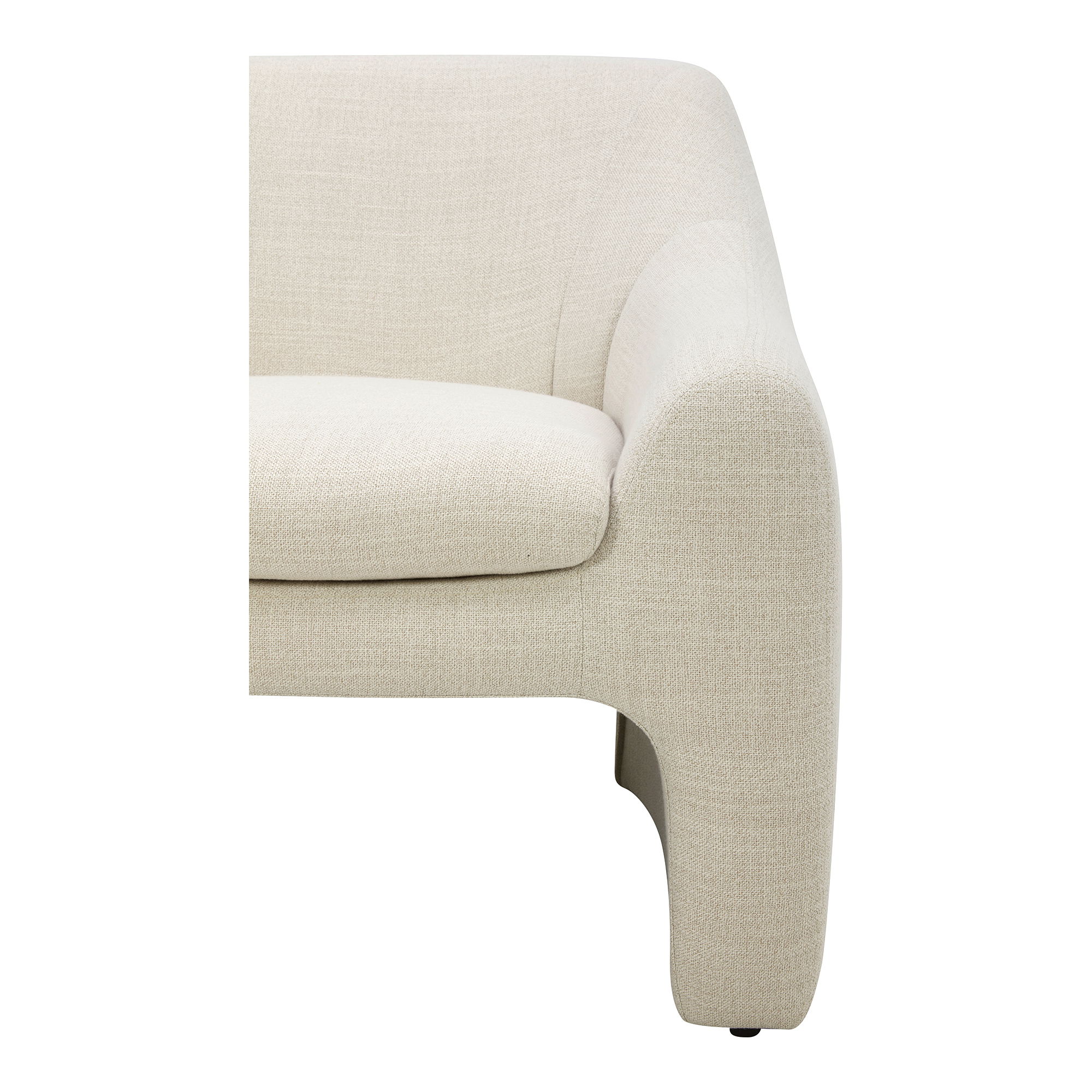 Kenzie Accent Chair Dune, by Moe's Home, 33.75" width x 29.25" height x 31" depth View 5