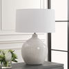 Dribble White Glaze Table Lamp thumbnail 3