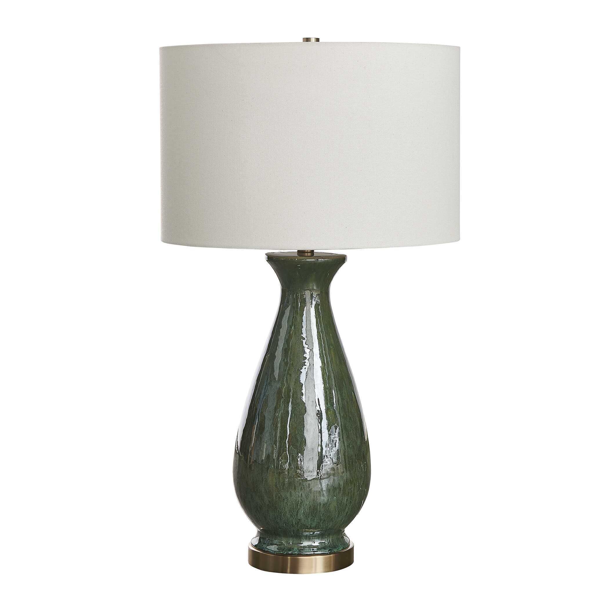 Colestin Deep Green Table Lamp large image 