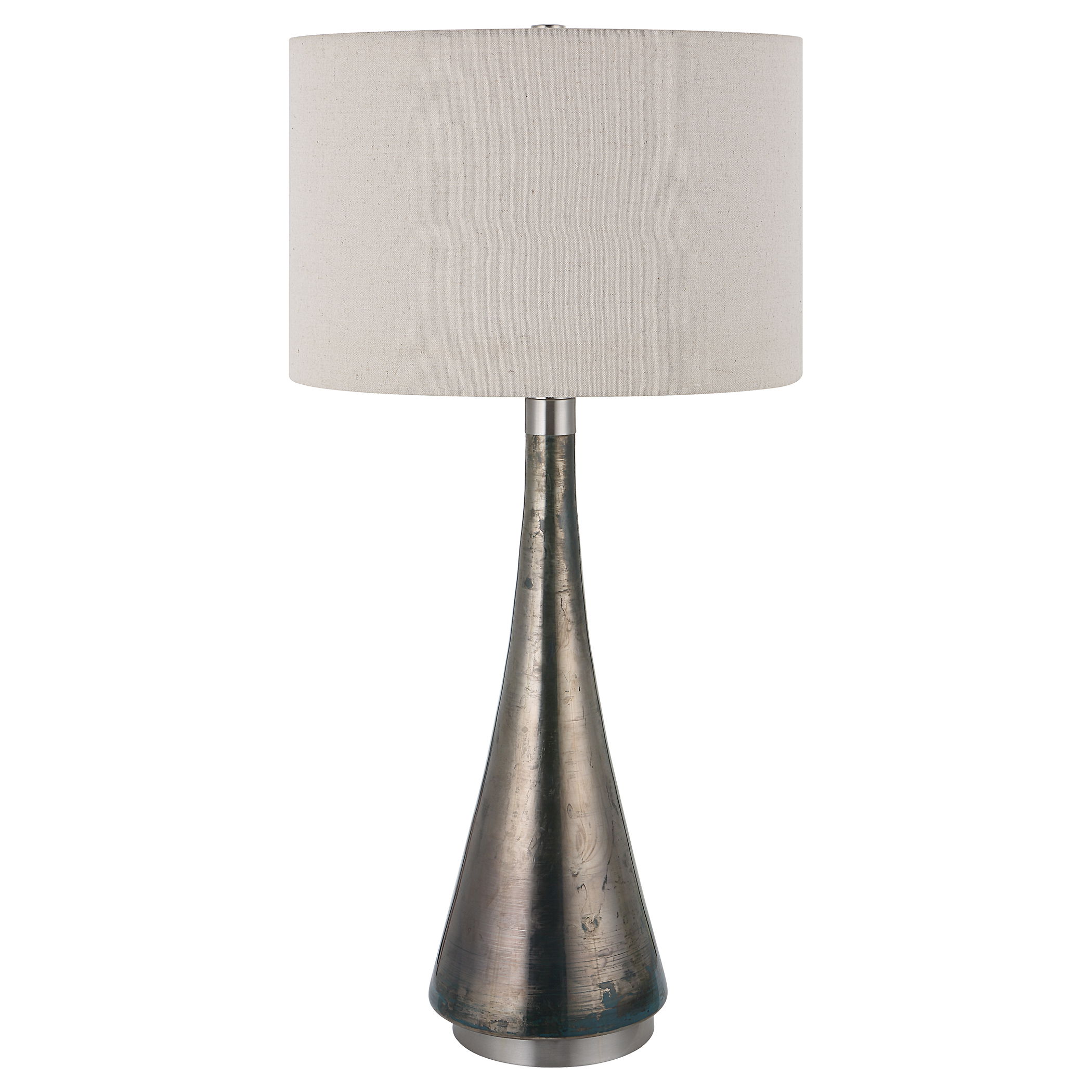 Contour Metallic Glass Table Lamp large image 
