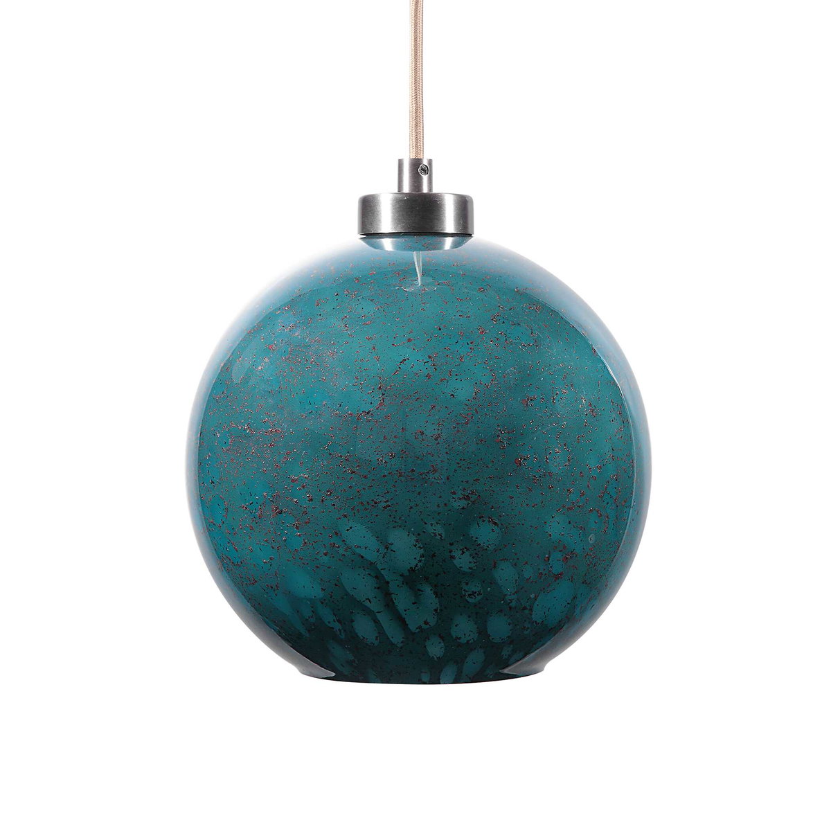 Gemblue1 Light Mini Pendant, Mini Light Pendant by Uttermost, 9.37" width x 10.12" height x 9.37" diameter x 9.37" depth View 5
