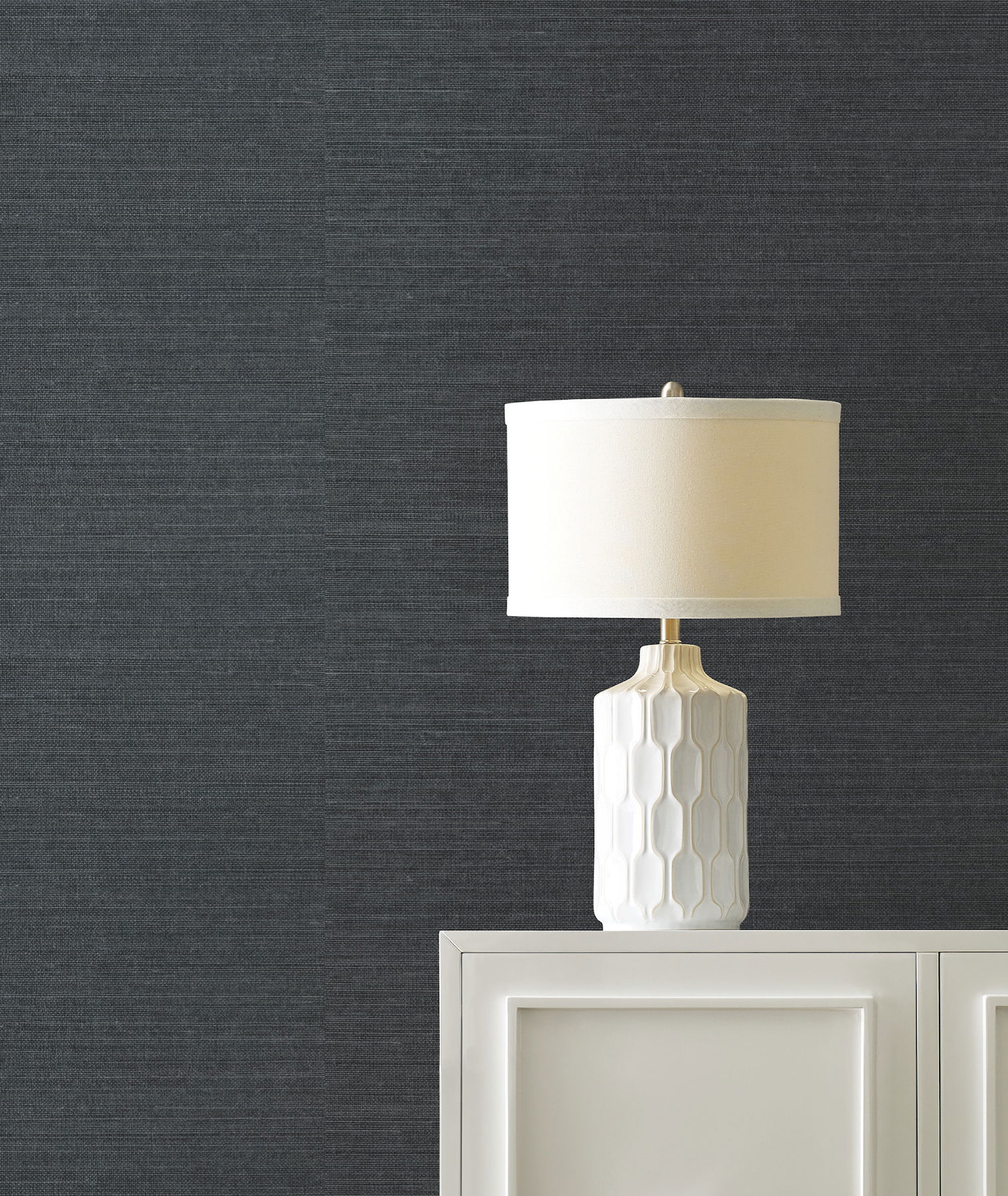 Maguey Sisal Gunmetal Wallpaper large image 