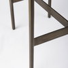 Millie Backless 26.25in Seat Counter Stool | Gray Hair-On-Hide, Counter & Bar Stool by Mercana, 16.75" length x 17.75" width x 26" height thumbnail 15