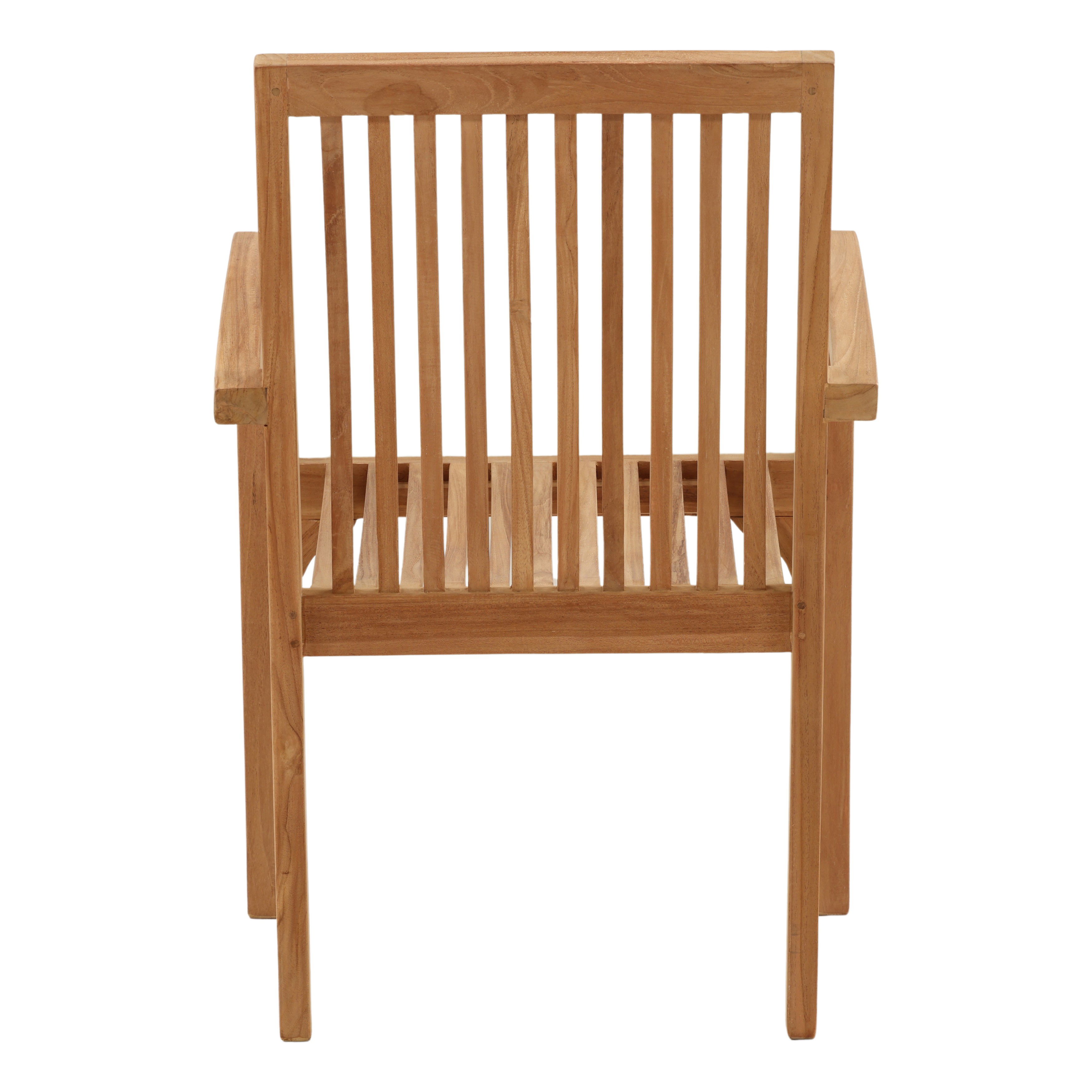 Ashdown Arm Chair - Outdoor, Dining Chair by Dovetail, 23" width x 35.24" height x 25.5" depth View 4