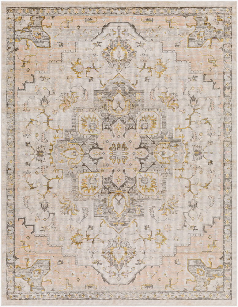 Jamila Machine Woven Rug, by Surya, 1'3.75" length x 1'3.75" width