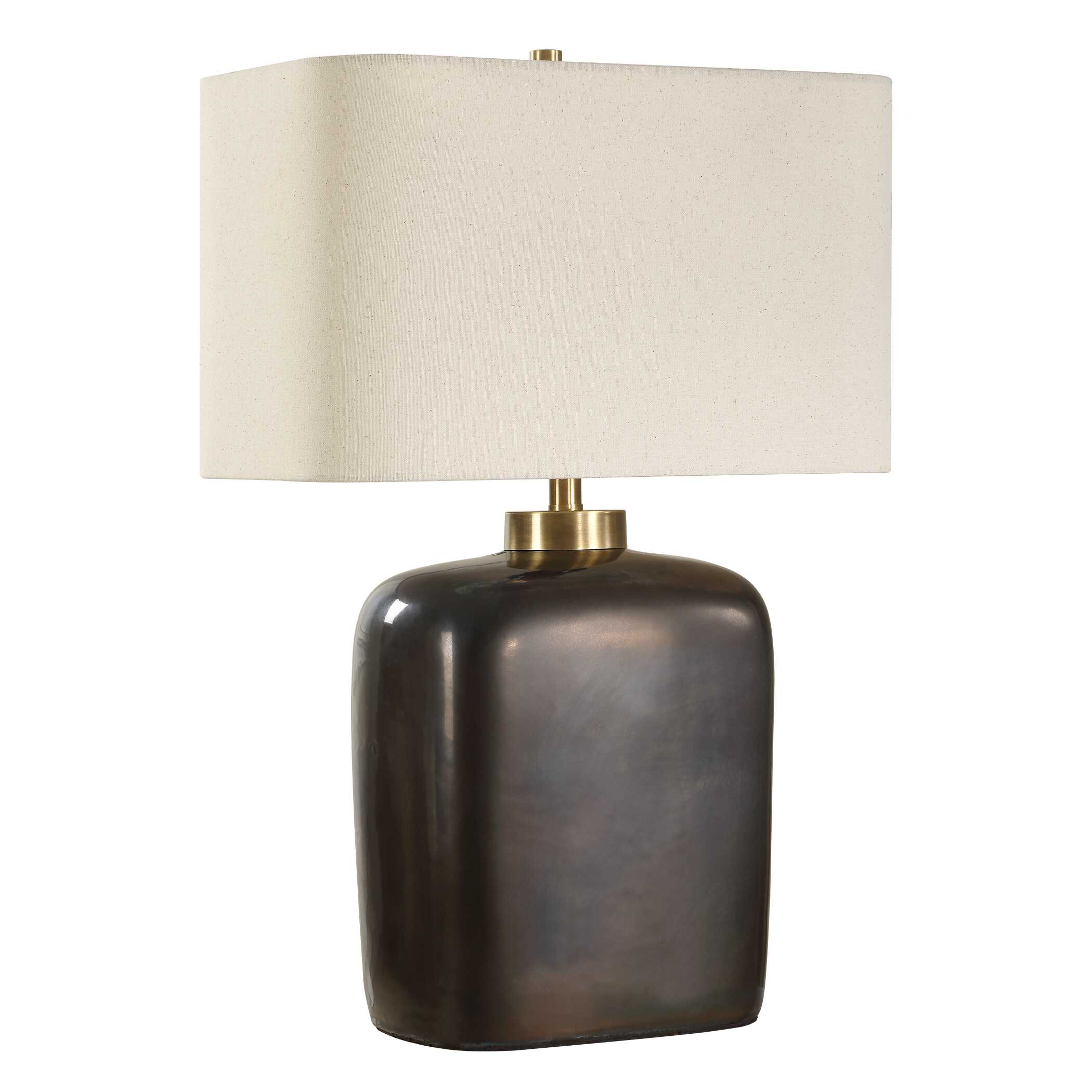 Quentin Dark Bronze Table Lamp large image 