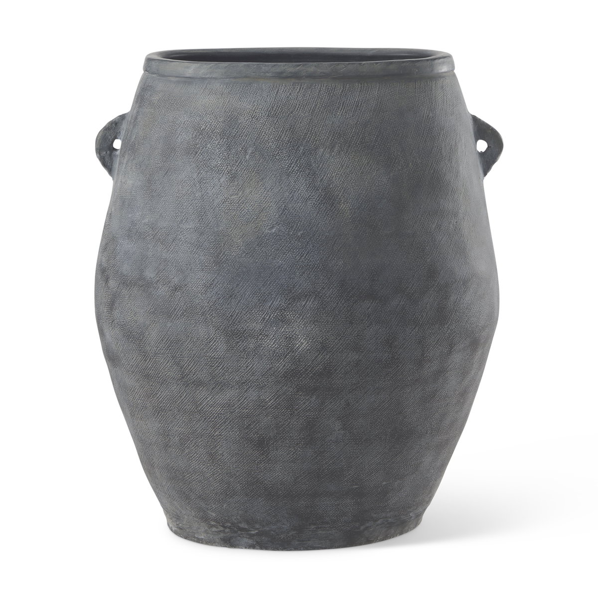 Zuma  Dark Gray Ceramic Floor Vase, by Mercana, 27.17" length x 20.47" width x 31.89" height View 1