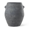Zuma  Dark Gray Ceramic Floor Vase, by Mercana, 27.17" length x 20.47" width x 31.89" height thumbnail 1