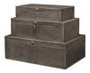 Cosmos Nesting Boxes  Set Of Three, by Sarreid, 1'4" length x 2' width x 8" height thumbnail 1