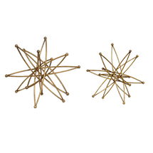 Online Designer Living Room Constanza Gold Atom Accessories, S/2