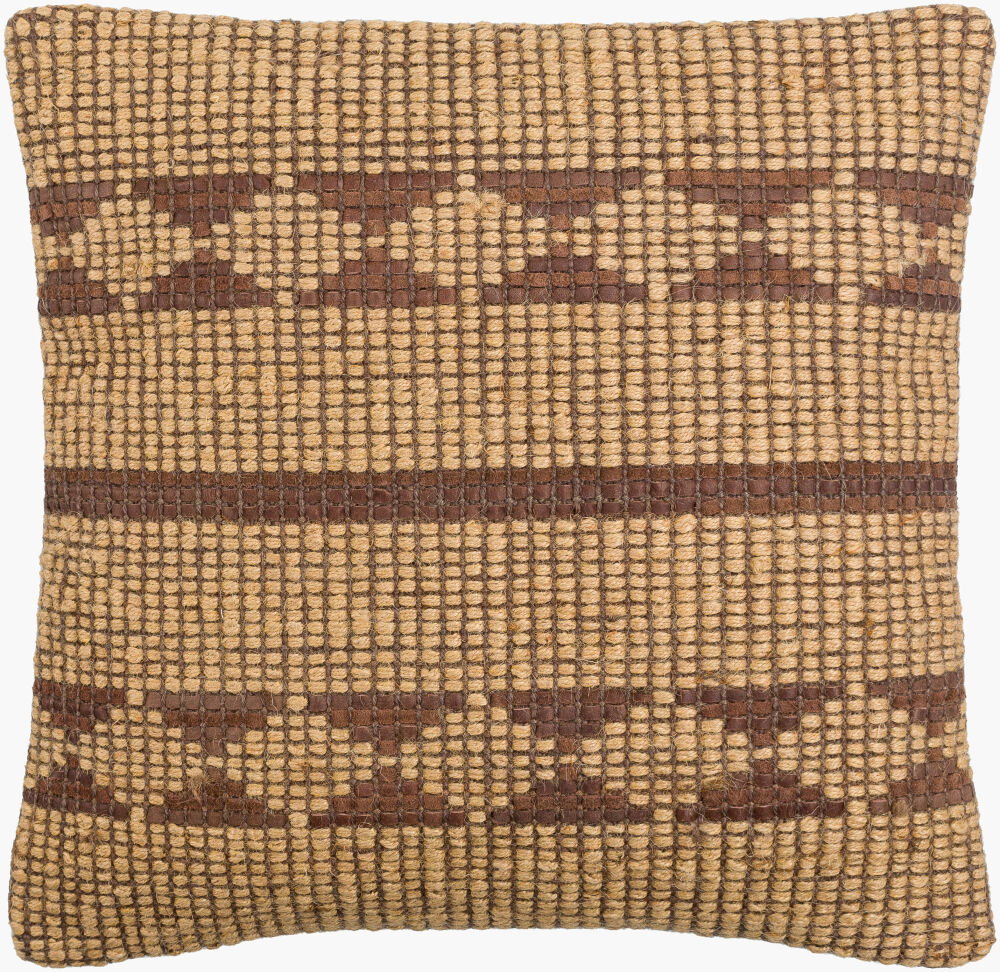 Twareg Accent Pillow Down, Decorative Pillow by Surya, 20" length x 20" width