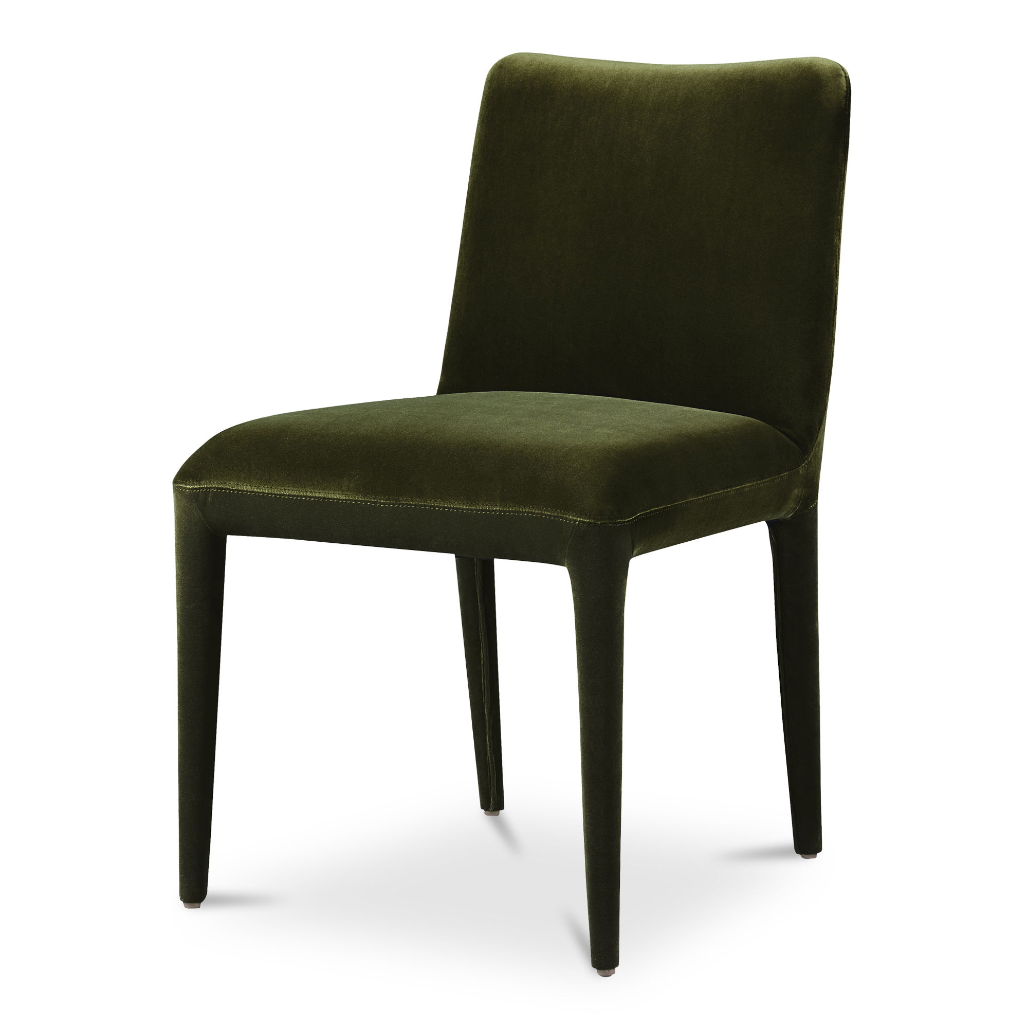Calla Dining Chair Green Velvet - Set Of Two, by Moe's Home, 20.5" width x 33" height x 23.5" depth View 5