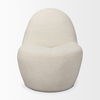 Beverly Cream Boucle Accent Chair, by Mercana, 26.38" length x 32.68" width x 31.5" height thumbnail 4
