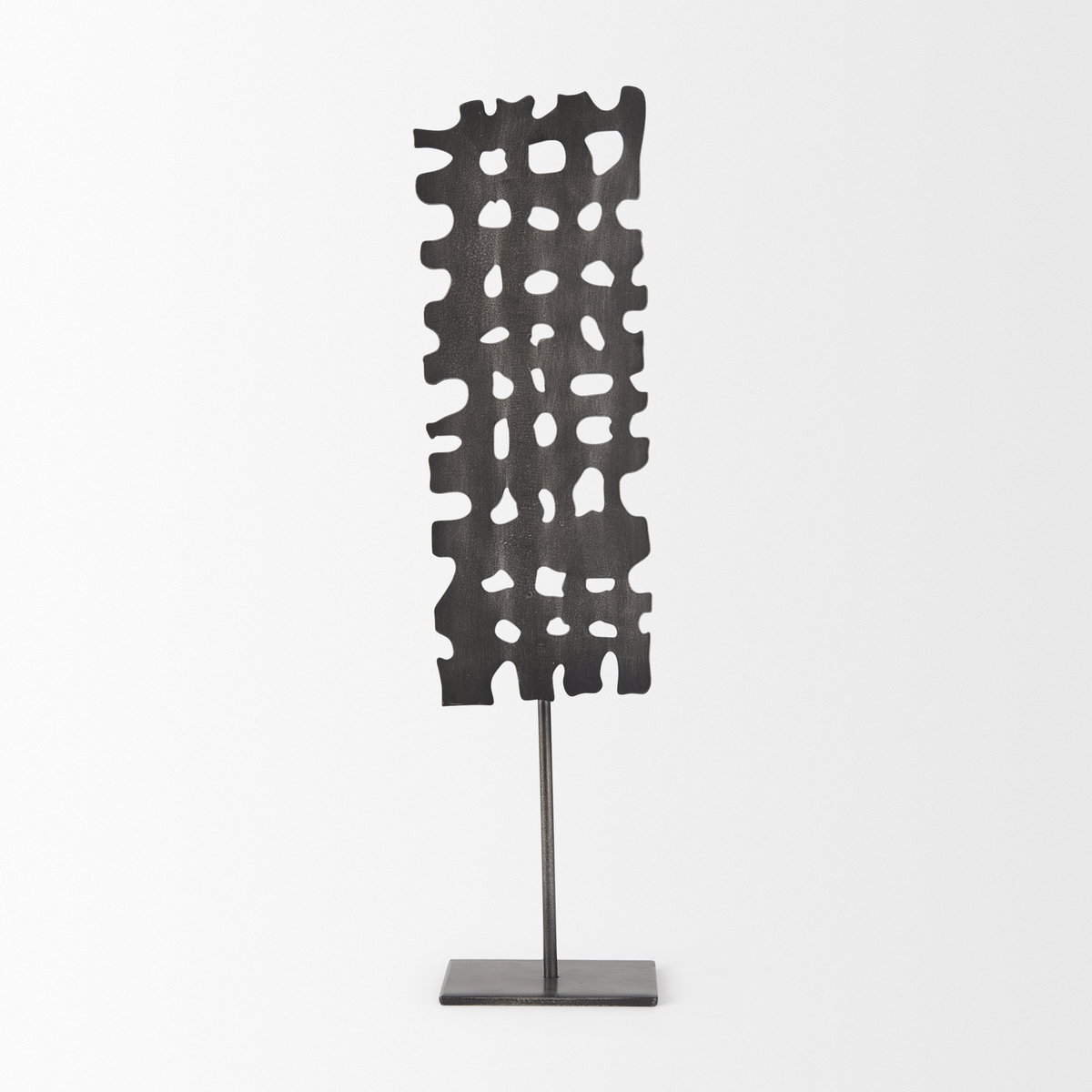 Shaw II (Large) 5L x 3W Gray Rectangular Decorative Object, by Mercana, 5.12" length x 3.15" width x 21.06" height View 6