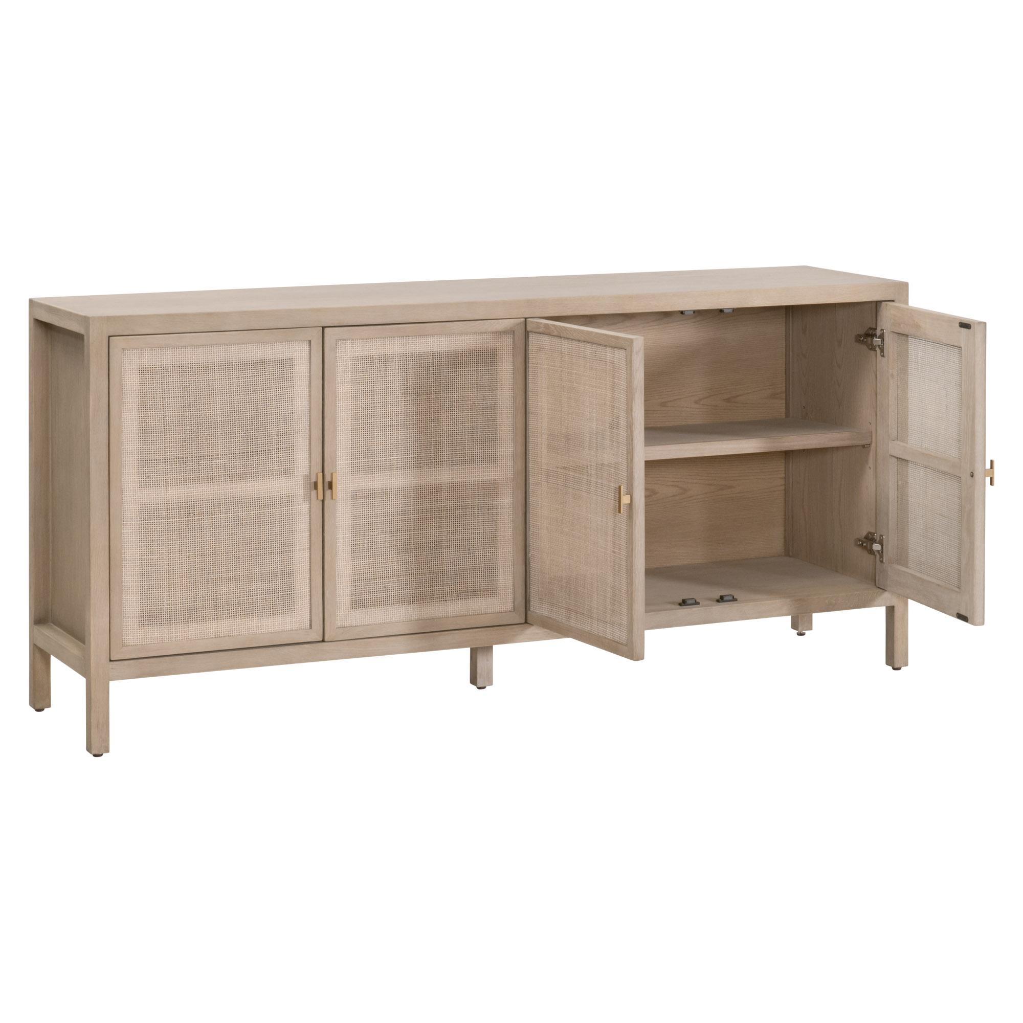 Carina Media Sideboard, Cabinets & Sideboard by Essentials for Living, 73.5" width x 34.25" height x 17.75" depth View 6