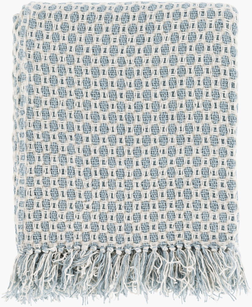 Trestle Throw, Blankets & Throw by Surya, 60" length x 50" width