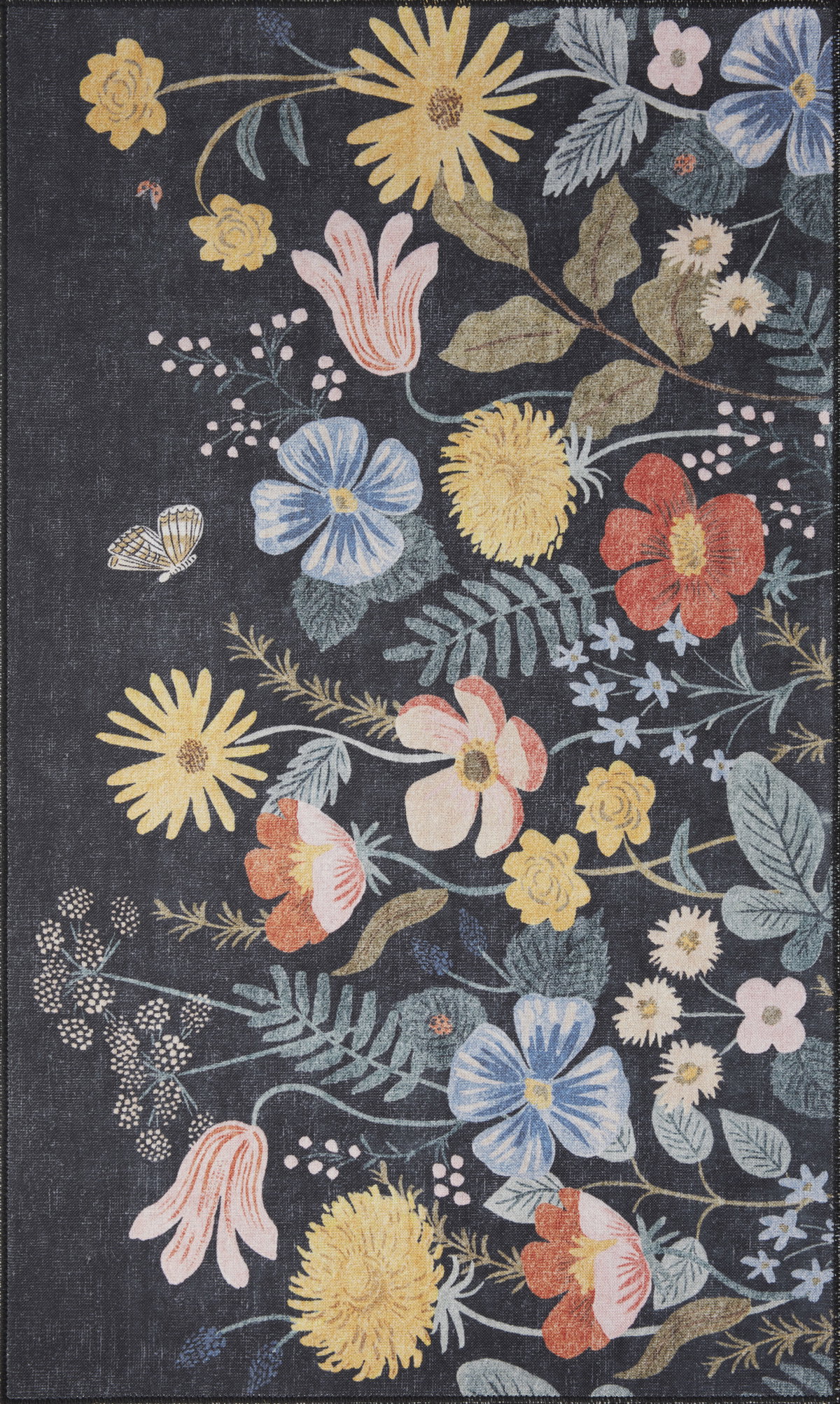 Rifle Paper Co. x Loloi Atelier Rug, 2' length x 5' width