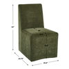 Moro Armless Moss Dining Chair, Accent Chair by Uttermost, 20.5" width x 35" height x 24.75" depth thumbnail 3