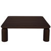 Barclay Outdoor Coffee Table Brown, Outdoor Table by Moe's Home, 3'11.99" width x 1'3.51" height x 3'11.99" depth thumbnail 3
