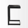 Kiran Backless 26in Seat Counter Stool | Black Wood with Black Metal, Counter & Bar Stool by Mercana, 17" length x 17" width x 26" height thumbnail 7
