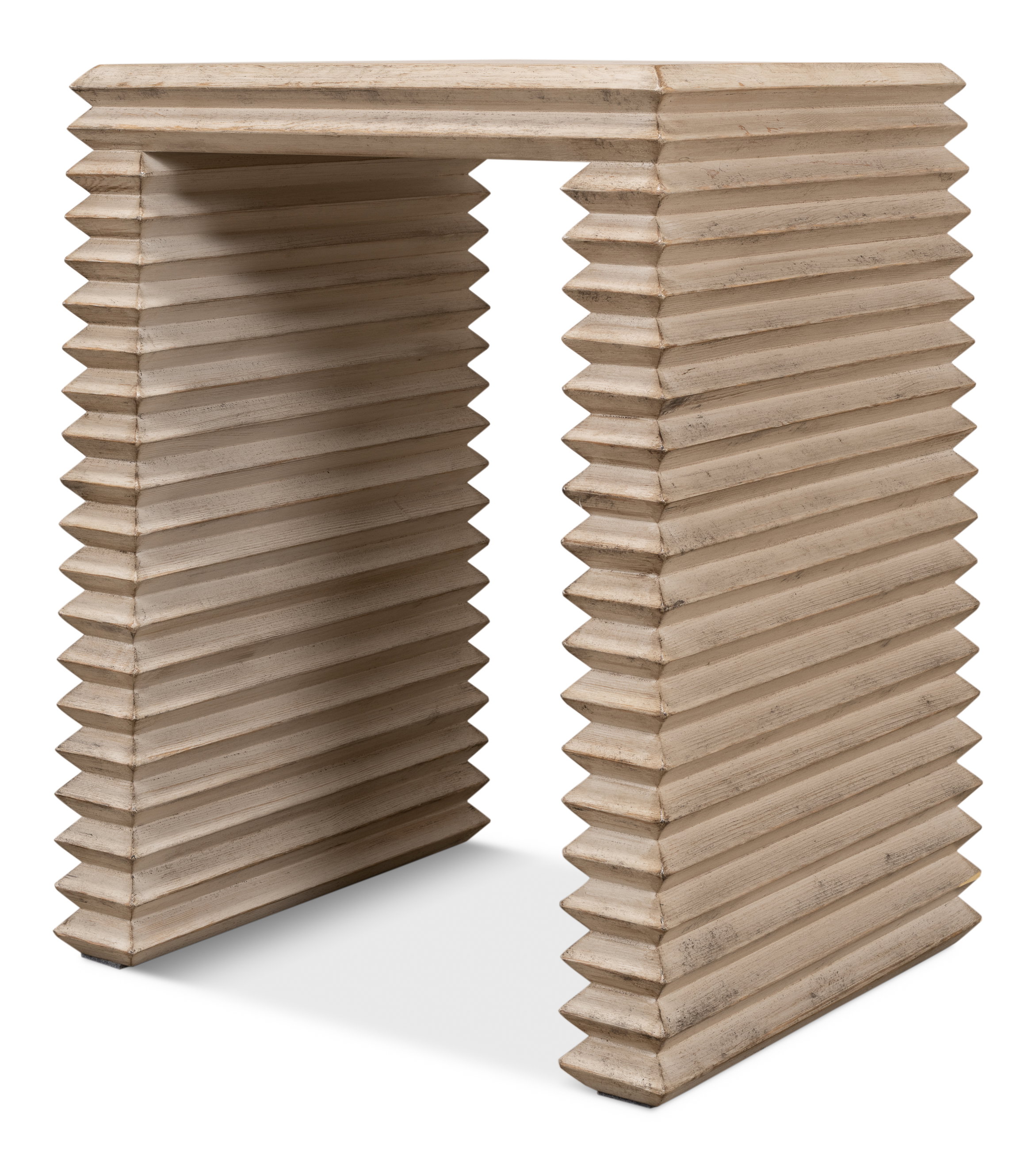 *Stacked Side Table, Stone Grey, Side & End Table by Sarreid, 20" length x 16" width x 24" height View 21