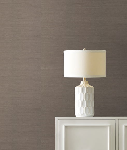 Maguey Sisal Warm Grey Wallpaper