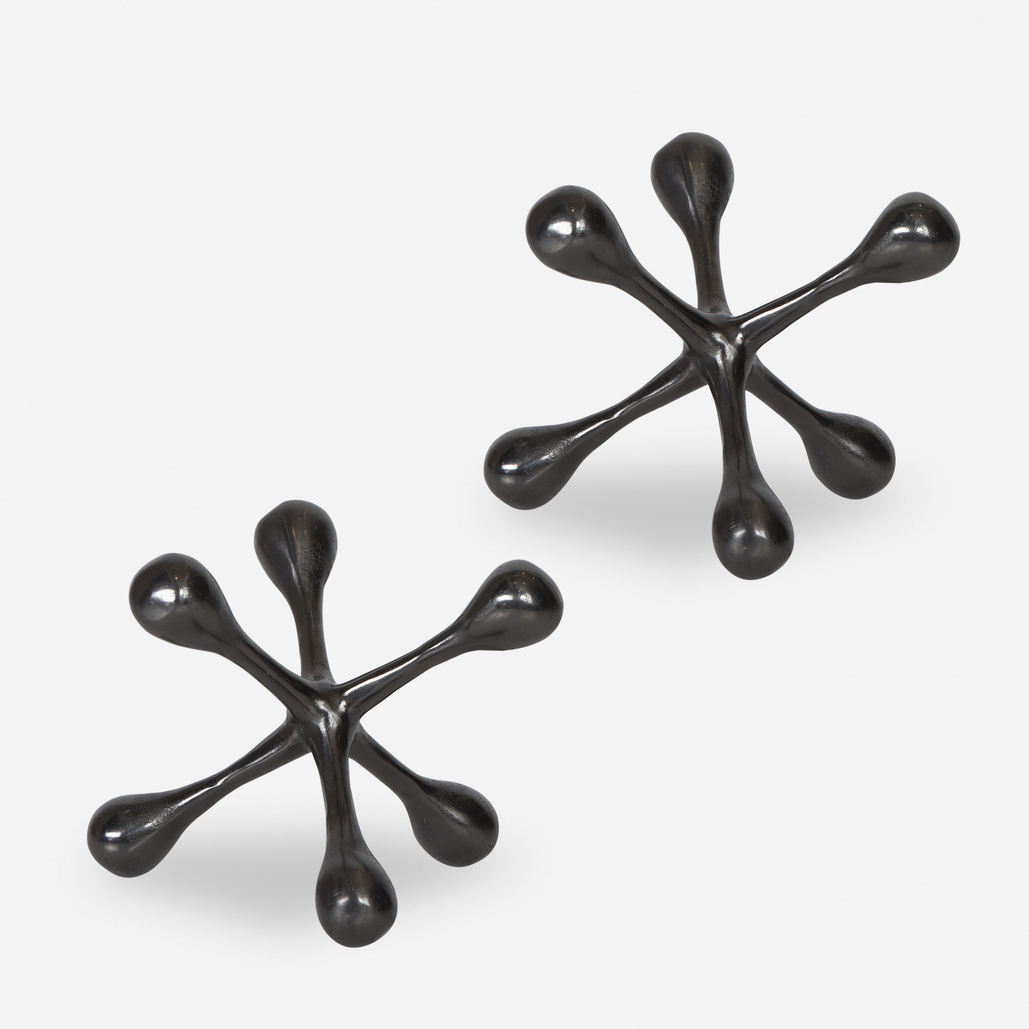 Harlan Black Nickel Objects Set/2 large image 
