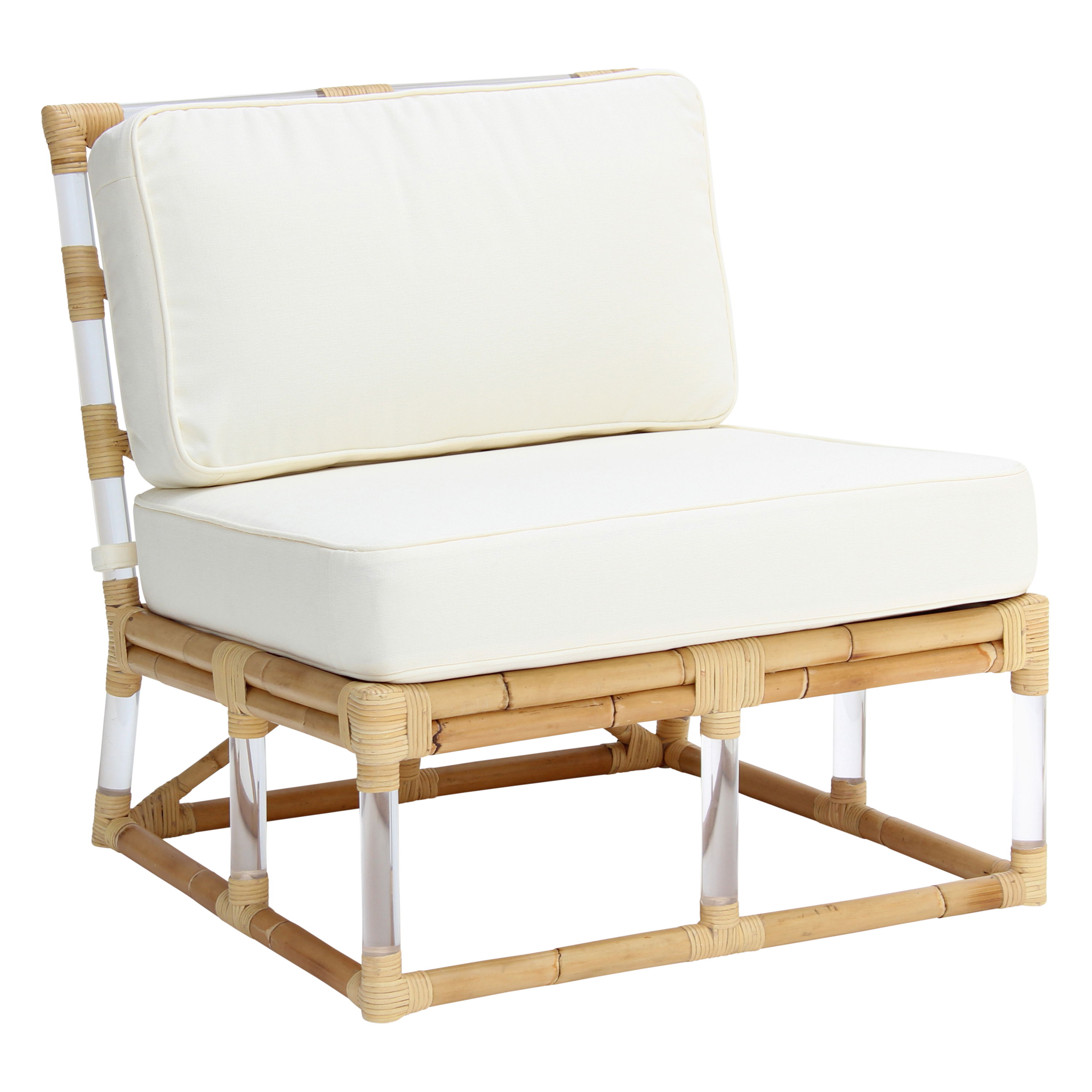 Sea Cliff Slipper Chair, Sectional Sofa by Woven, 30" width x 30.25" height x 31.5" depth View 2