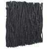 Gathered Teak Square Black Wood Wall Decor, Art by Uttermost, 24" width x 24" height x 3" depth thumbnail 5