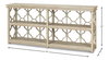 Quatrefoil Bookshelf Console Table, by Sarreid, 1'4" length x 6'6" width x 2'11" height thumbnail 13