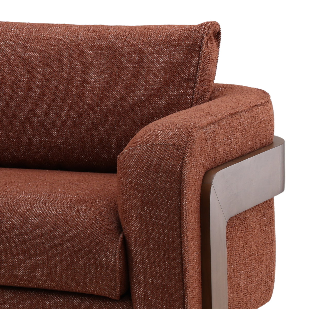 Arianne Sofa Rust, Sofas & Sectional by Dovetail, 84" width x 30.7" height x 38.5" depth View 7