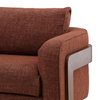 Arianne Sofa Rust, Sofas & Sectional by Dovetail, 84" width x 30.7" height x 38.5" depth thumbnail 7