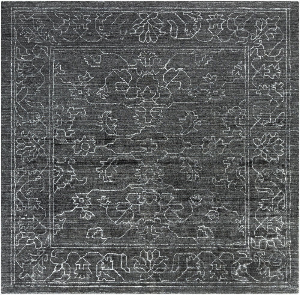Hightower Handmade Rug, by Surya, 8' length x 8' width