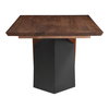 Axio Dining Table Brown, by Moe's Home, 80" width x 29.5" height x 40" depth thumbnail 3