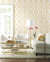 Hourglass Trellis Yellow Wallpaper thumbnail 2