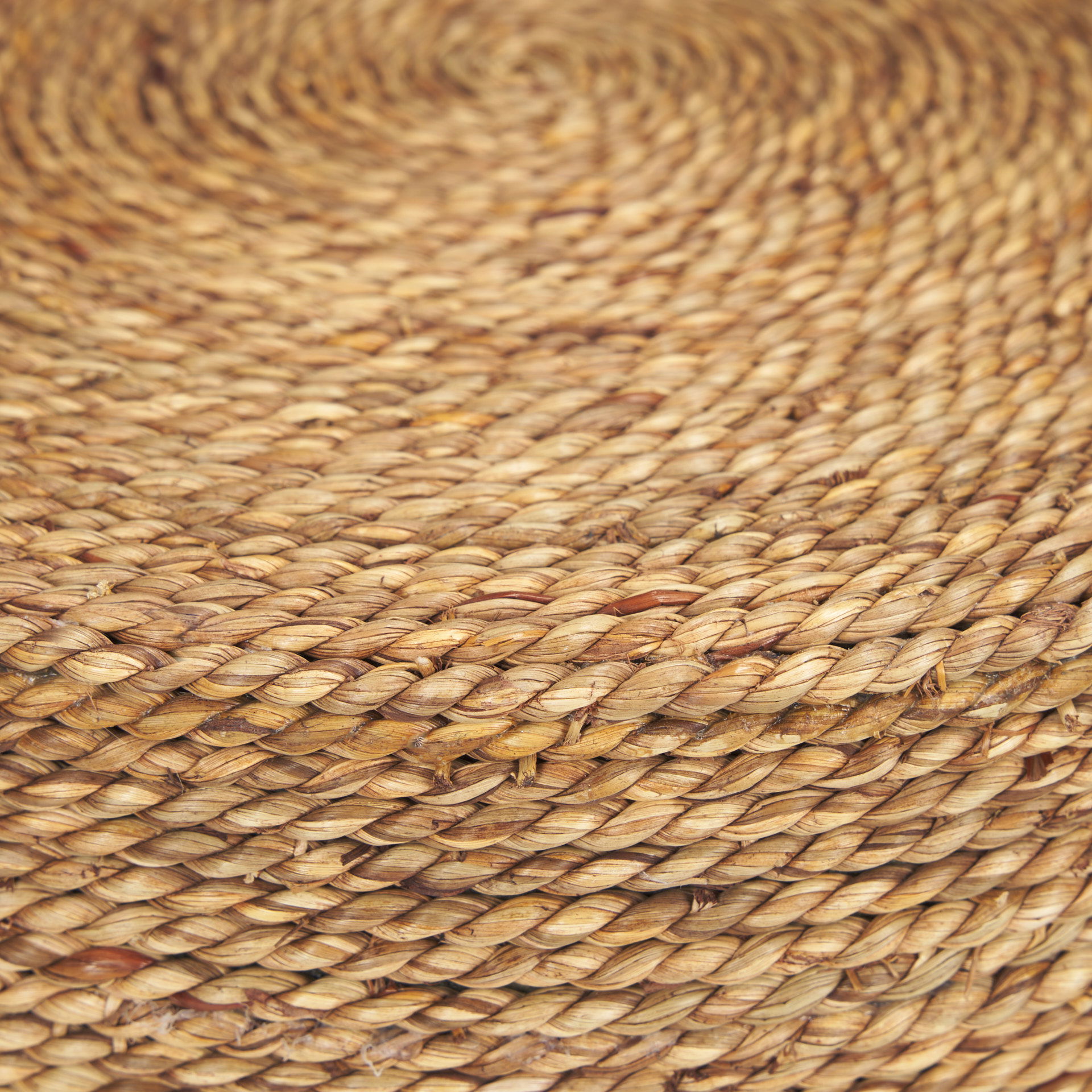 Wenopa Matte Black Wood with Natural Jute Accent Tables large image 