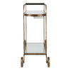Carrinho Antique Brass Bar Cart, Bar Carts & Cabinet by Uttermost, 38.25" width x 36.25" height x 16.25" depth thumbnail 6
