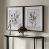 Delicate Flowers Framed Prints Set/2, by Uttermost, 2'3.62" width x 2'9.62" height x 2" depth thumbnail 4