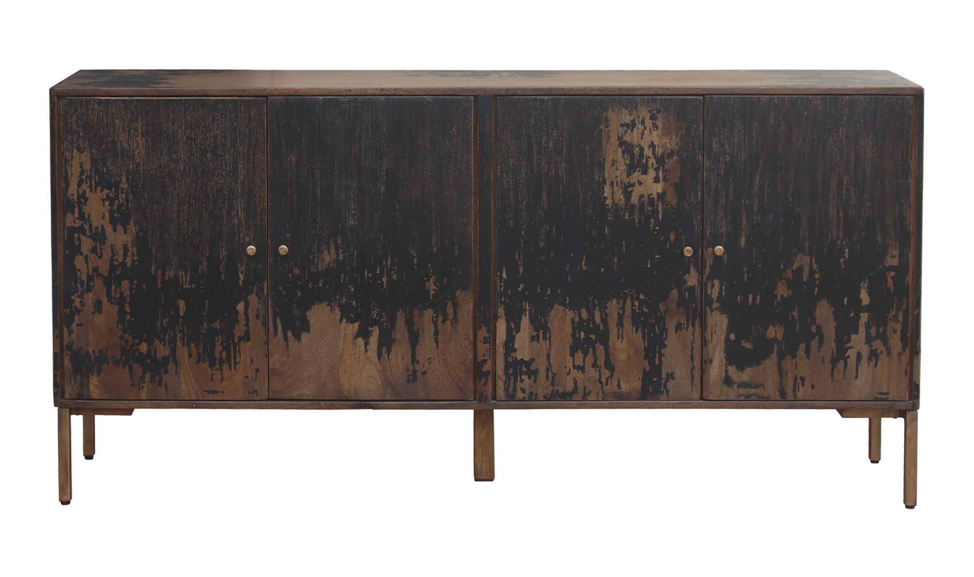 Artists Sideboard Large Black, Cabinets & Sideboard by Moe's Home, 71" width x 33.5" height x 16" depth View 1