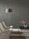 Nazca Dark Grey & Gold Wallpaper, by York Wall, 32'9.6" length x 1'8.8" width x 0.02" depth thumbnail 3