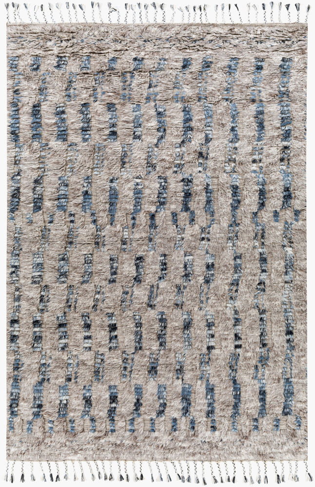 Sahara Handmade Rug, by Surya, 9' length x 6' width