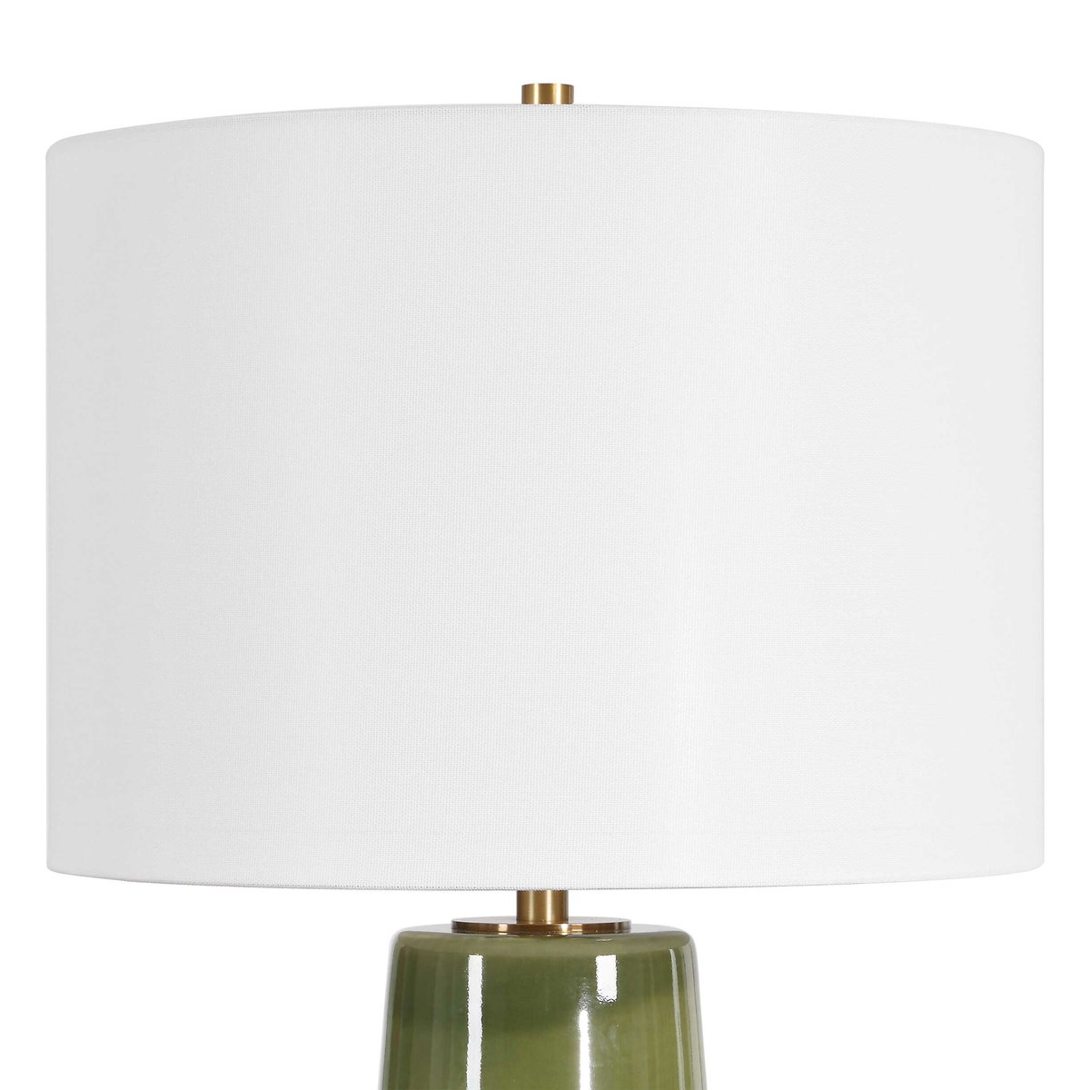 Meyer Green Table Lamp, by Uttermost, 14" width x 27" height x 14" depth View 5
